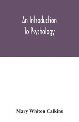 An introduction to psychology 1