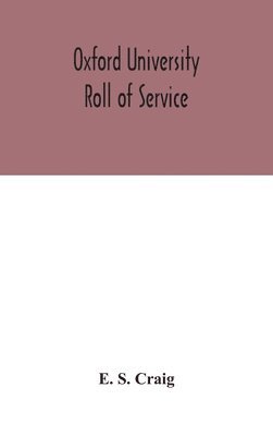 Oxford university roll of service 1