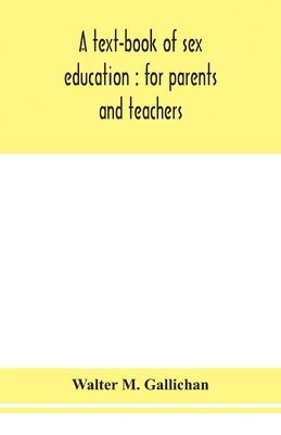 bokomslag text-book of sex education