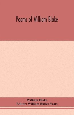 bokomslag Poems of William Blake