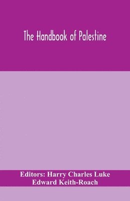 bokomslag The handbook of Palestine