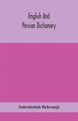 bokomslag English and Persian dictionary