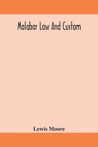 bokomslag Malabar law and custom