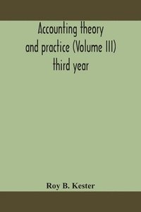 bokomslag Accounting theory and practice (Volume III) third year