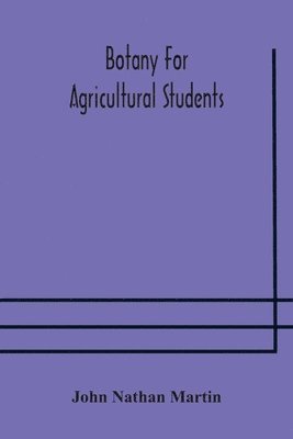 Botany for agricultural students 1