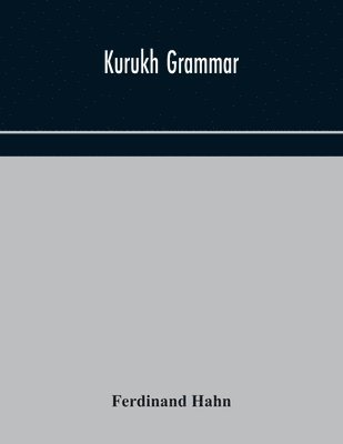 Kurukh grammar 1