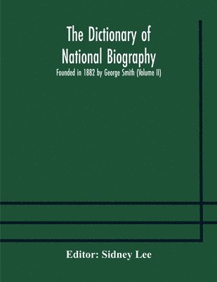 bokomslag The dictionary of national biography