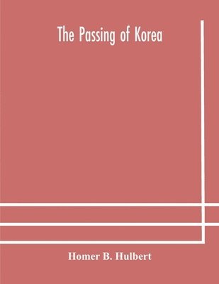bokomslag passing of Korea
