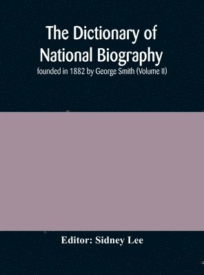 bokomslag The dictionary of national biography