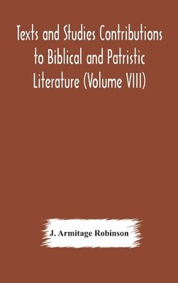 Texts and Studies Contributions to Biblical and Patristic Literature (Volume VIII) No. 1 The liturgical homilies of Narsai 1