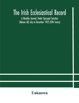 bokomslag The Irish Ecclesiastical Record