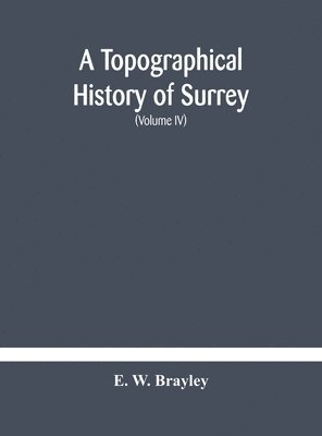 bokomslag A topographical history of Surrey The Geological Section The Illustrative Department Under The Superintendence of Thomas Allom (Volume IV)