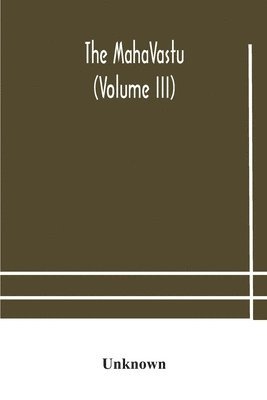 bokomslag MahaVastu (Volume III)