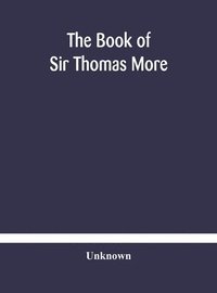 bokomslag book of Sir Thomas More