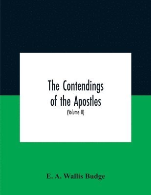 bokomslag The Contendings Of The Apostles