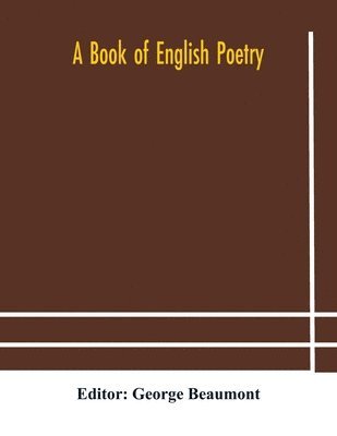 A Book of English Poetry 1