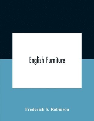 bokomslag English Furniture