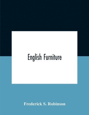 bokomslag English Furniture