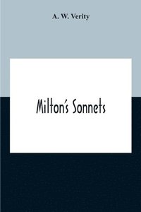 bokomslag Milton'S Sonnets