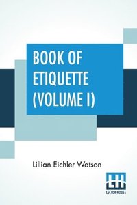bokomslag Book Of Etiquette (Volume I)