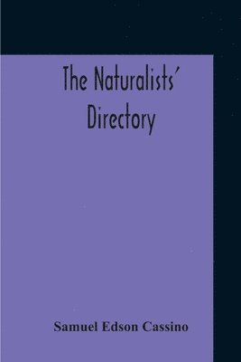 bokomslag Naturalists' Directory