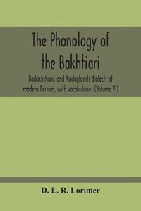 bokomslag The Phonology Of The Bakhtiari, Badakhshani, And Madaglashti Dialects Of Modern Persian, With Vocabularies (Volume Vi)