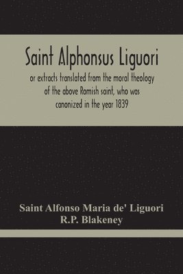 bokomslag Saint Alphonsus Liguori