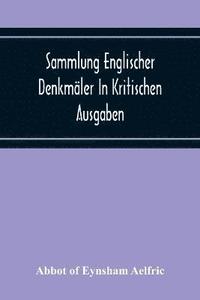 bokomslag Sammlung Englischer Denkmaler In Kritischen Ausgaben