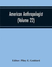 bokomslag American Anthropologist (Volume 22)