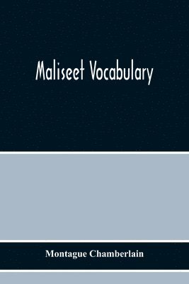 bokomslag Maliseet Vocabulary