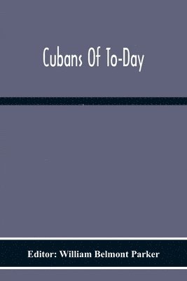 Cubans Of To-Day