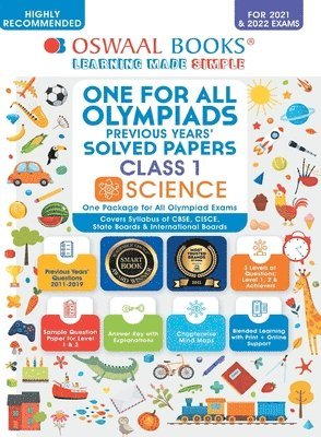 One for All Olympiad Previous Years' Solved Papers, Class-1 Science 1