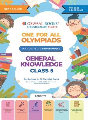 Oswaal Editorial Board, ,Oswaal Editorial Board - Oswaal One For All Olympiad Previous Years' Solved Papers, Class-5 General Knowledge Book (For 2022-23 Exam), Häftad