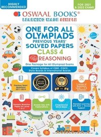 bokomslag One for All Olympiad Previous Years' Solved Papers, Class-4 Reasoning Book (For 2022 Exam)