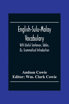 bokomslag English-Sulu-Malay Vocabulary