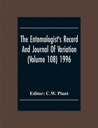 bokomslag Entomologist'S Record And Journal Of Variation (Volume 108) 1996