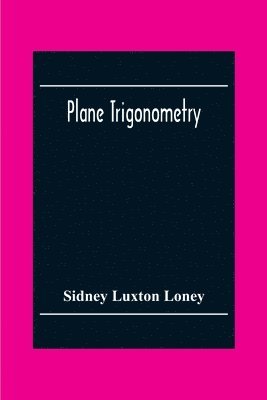 Plane Trigonometry 1