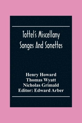 Tottel'S Miscellany 1