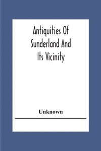 bokomslag Antiquities Of Sunderland And Its Vicinity