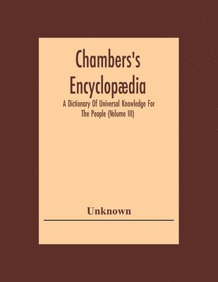 bokomslag Chambers'S Encyclopdia