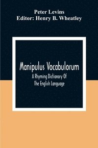 bokomslag Manipulus Vocabulorum