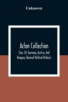 bokomslag Acton Collection