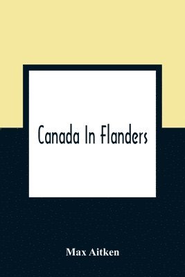 bokomslag Canada In Flanders