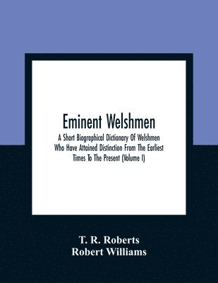 bokomslag Eminent Welshmen