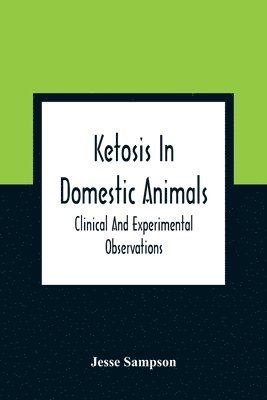 bokomslag Ketosis In Domestic Animals