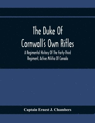 bokomslag The Duke Of Cornwall'S Own Rifles