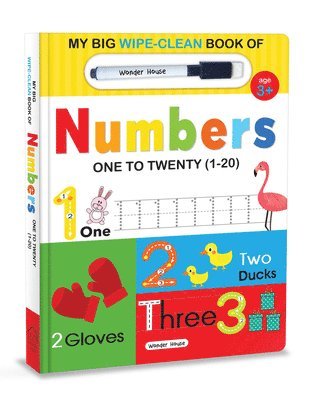 Wonder House Books - My Big Wipe And Clean Book of Numbers for Kids : 1 to 20, Inbunden