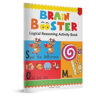 bokomslag Preschool Activity Book Brain Booster - Logical Reasoning Activity Book for Kids