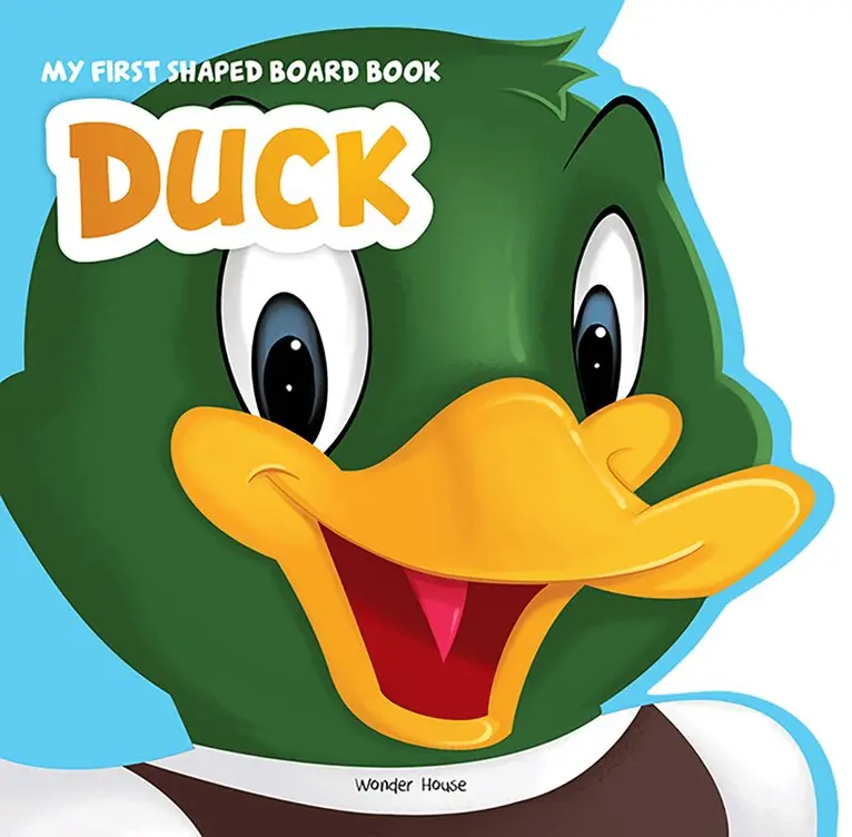 Wonder House Books - MyFirstShaped Board Book- Duck, Kartonnage. Tillgänglighet: Tillfälligt slut