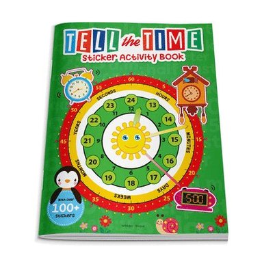 bokomslag Tell the Time Sticker Activity Book: 100+ Stickers